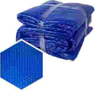 Capa Lona Térmica Para Piscina 7 x 3,5m Proteção Uv 300 Micras Azul Induplas