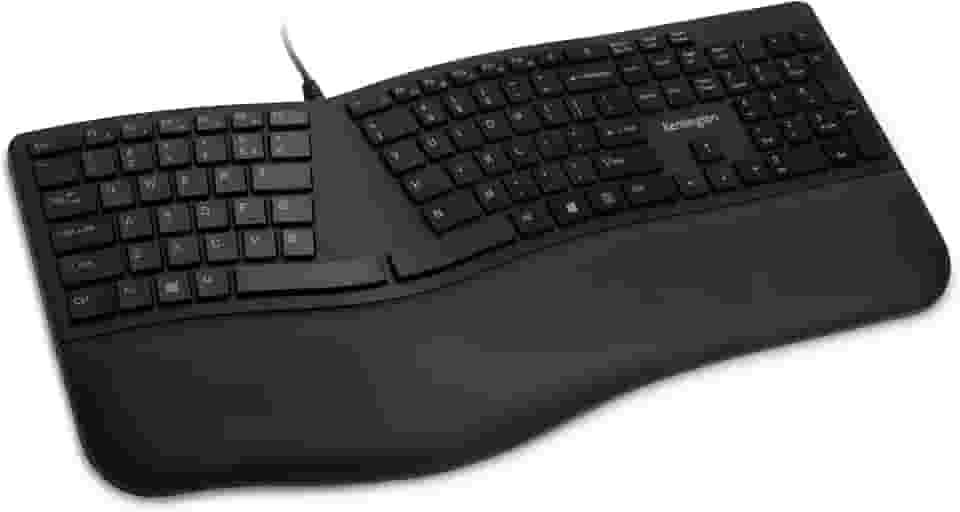 Teclado ergonômico com fio Kensington Pro Fit - Preto (K75400US)