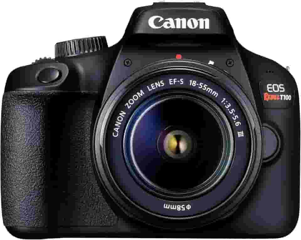 Canon Câmera Digital EOS Rebel T100 EF-S 18-55mm f/3.5-5.6 III