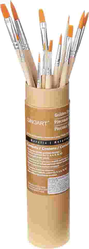 KIT PINCEL SINOART C/12 SFB0196 ACRILICA