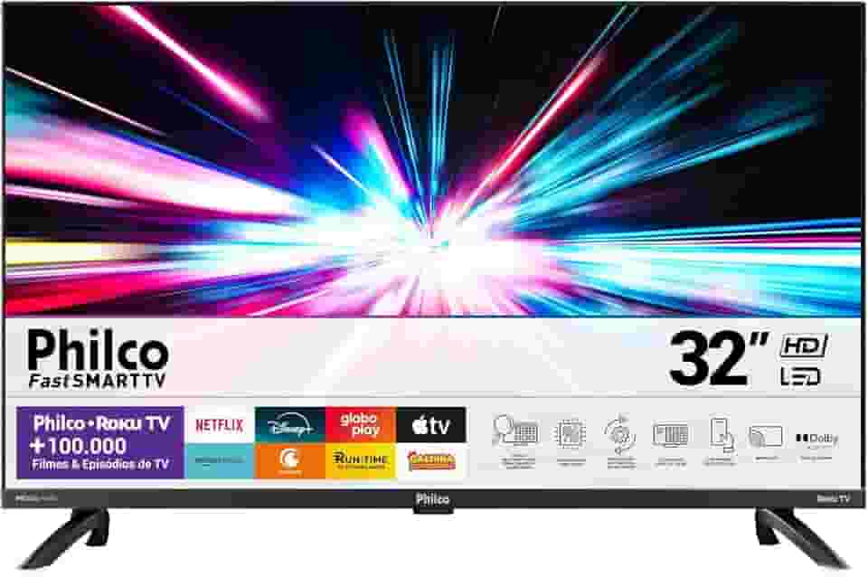 Smart TV 32' Philco LED Roku TV PTV32G7PR2CGB