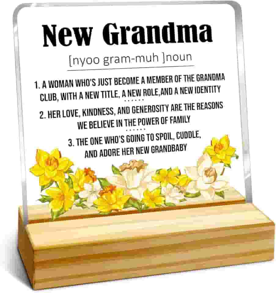 Novos presentes para avó, presentes para avó pela primeira vez, ideias de presentes para novas avós, presentes de dia das mães, presentes de aniversário, presentes de Natal, ideias de presente de ação