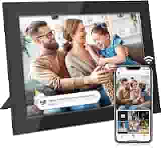 SVLIBO - Moldura digital WiFi, tela sensível ao toque IPS HD de 10,1 polegadas, 1280 x 800, rotação automática, fácil de usar, compartilhe fotos e vídeos via aplicativo gratuito, presentes