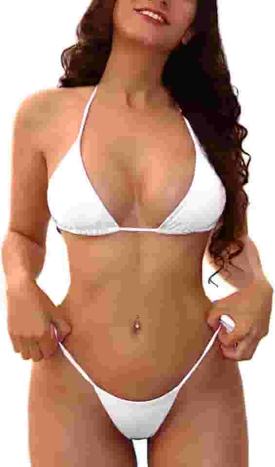 Biquíni Cortininha Semi Fio c/Bojo Removível - Poliamida