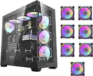 Gabinete Gamer Aigo Darkflash DS900 | Mid-Tower | Lateral de Vidro | Preto | DS900-BLACK