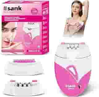 Depilador Eletrico Feminino Depilador Facial Recarregável Aparador de Pelos do Corpo Barbeador Eletrico 110V/220V, Portátil e fácil de Usar