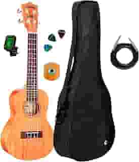 Ukulele Eletroacústico Shelby Su23m + Capa E Acessórios