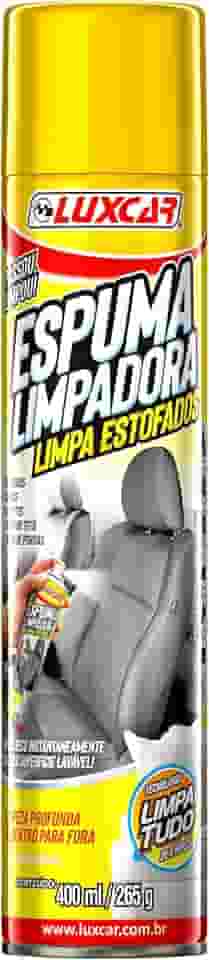Luxcar Espuma Limpadora para Estofados 400 ml – Limpeza Profunda de Dentro para Fora