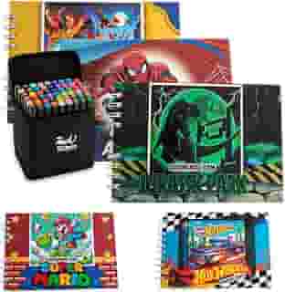 5 Livros De Colorir Infantil Tipo Boobie Goods + 120 Canetas