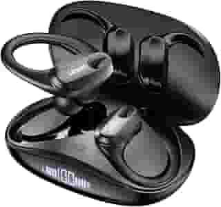 Lenovo Fone de Ouvido Sem Fio Original XT80 Esportes Fones de Ouvido Sem Fio HiFi Bluetooth 5.3 Fones de Ouvido Jogo Baixo com Mic Fone Bluetooth Redução de Ruído Earhooks XT80 preto