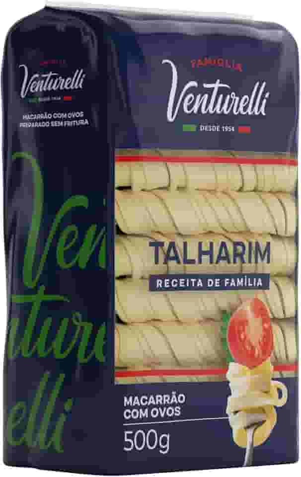 Massa Tipo Caseira Talharim Famiglia Venturelli 500g - Feita sem processo de fritura