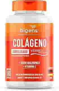 Colágeno Hidrolisado Verisol com Ácido Hialurônico e Vitamina C, 180 Capsulas, Biogens