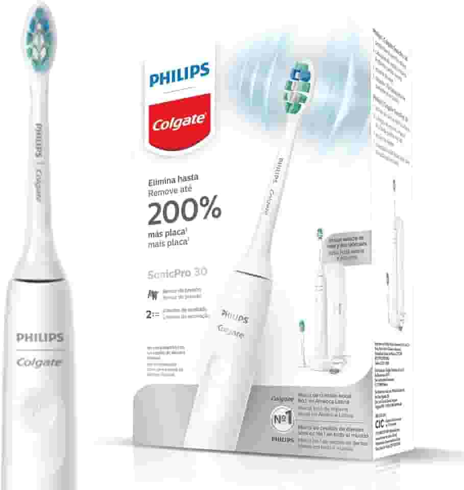 Escova de Dente Elétrica Philips Sonic Pro 30 | Recarregável e Bivolt