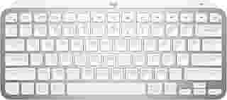 Teclado sem fio Logitech MX Keys Mini com Iluminação Inteligente, Conexão USB ou Bluetooth Easy-Switch para até 3 dispositivos e Bateria Recarregável - Cinza Claro