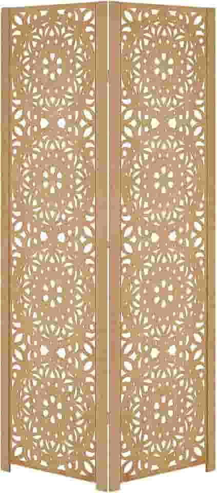 Biombo Divisoria Inteiro Divisor Separador de Ambiente Madeira MDF (2, Mandala)