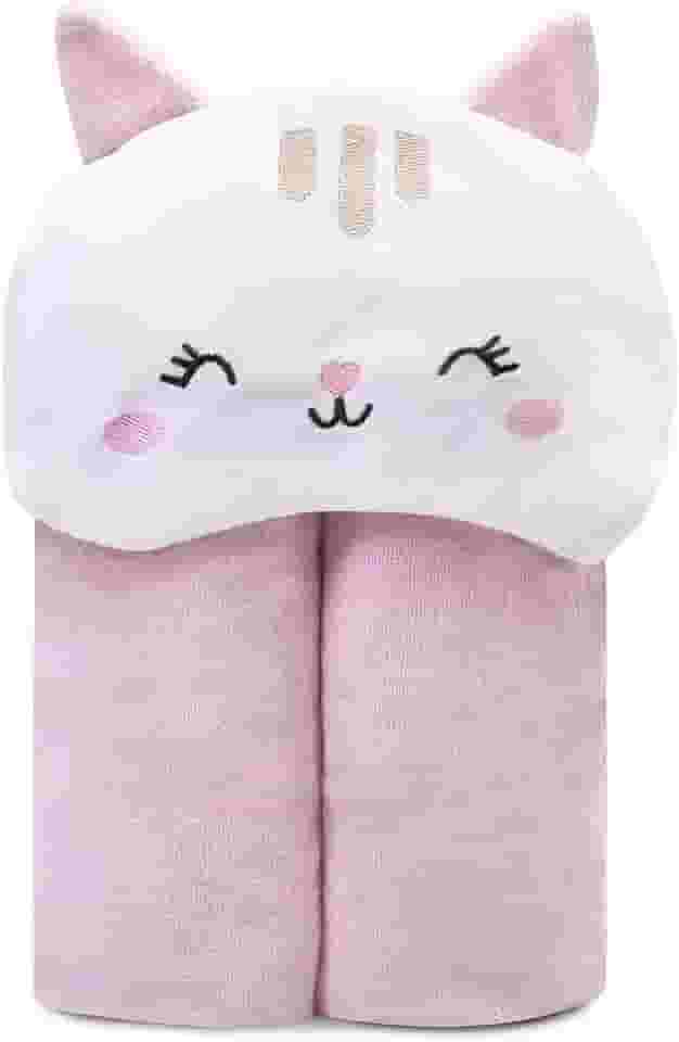 Papi Toalha De Banho Mami Bichus Forrada Com Capuz Bordado Rosa 90Cmx80Cm 01