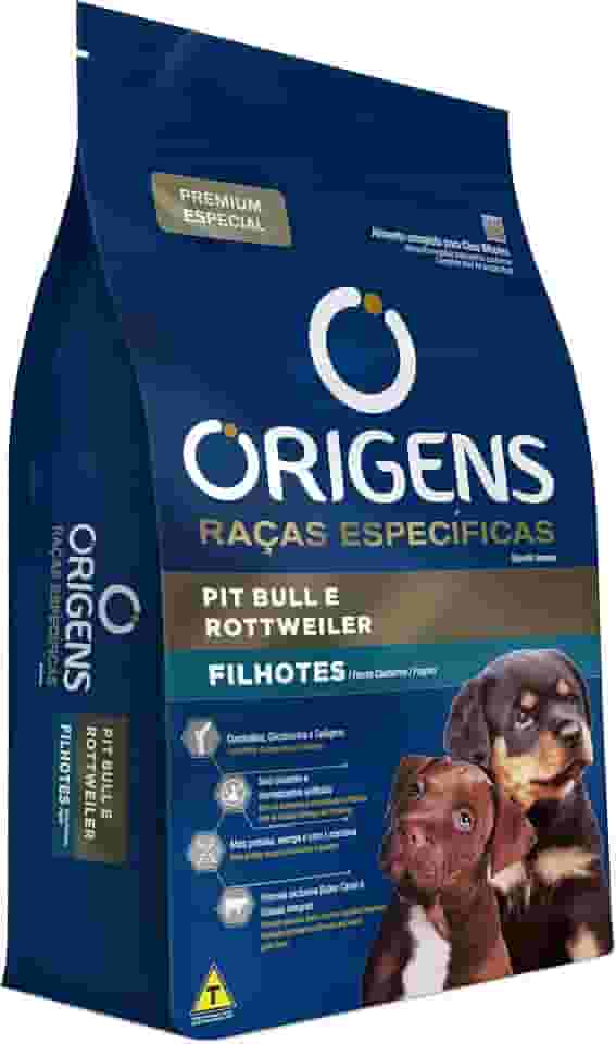 Adimax Origens Raças Específicas Pit Bull E Rottweiler Filhotes 15Kg