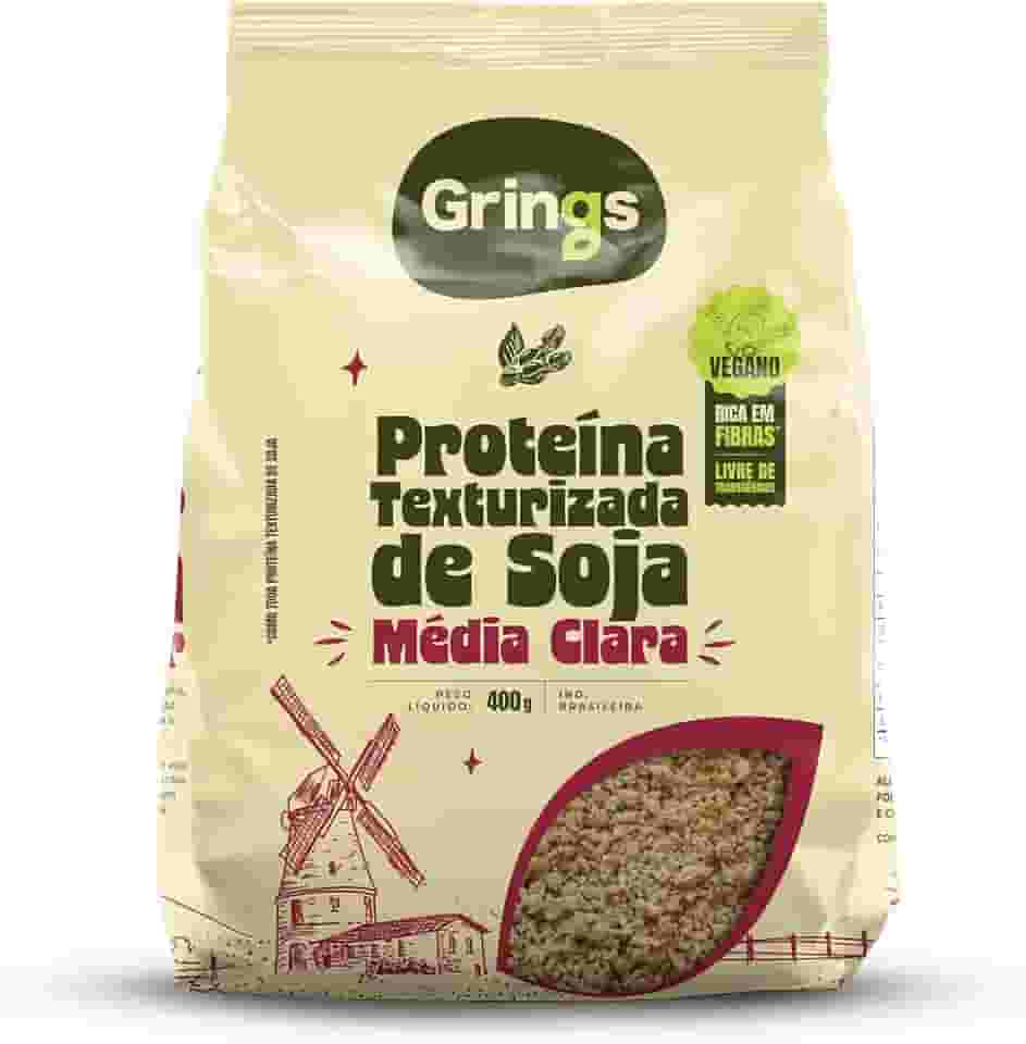 Proteína de Soja Média 400g - Grings