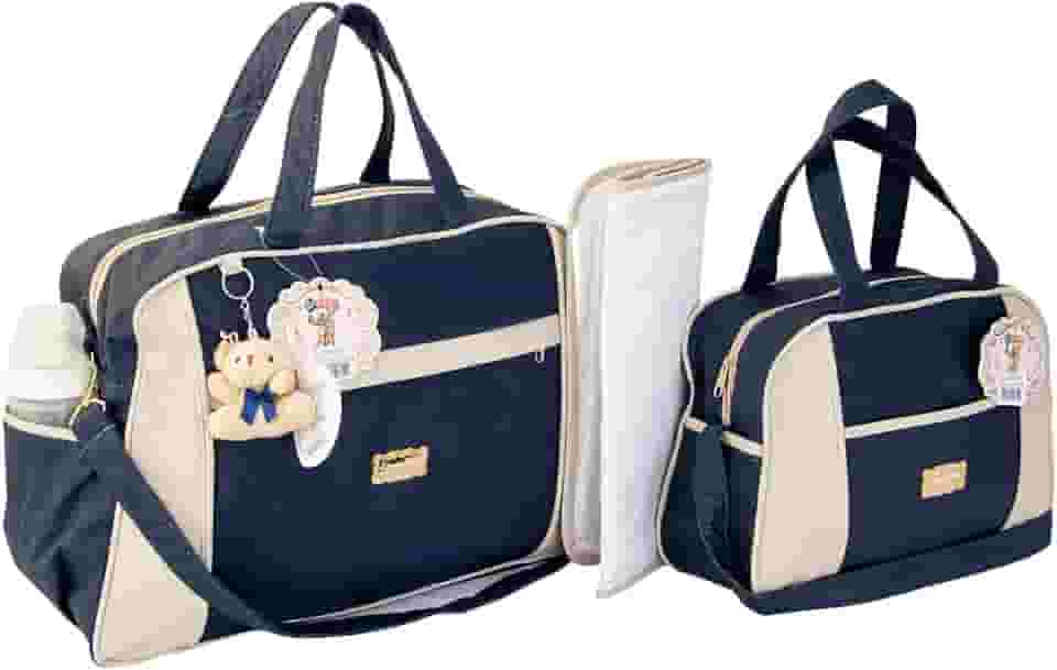 Kit Bolsa Mala Maternidade c/Trocador 3pcs Menino Menina Sunshine