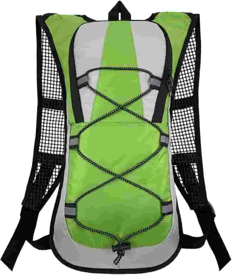 Mochila de Hidratação 2L Impermeável J'PRIB, Bolsa com Refil de Água para Corrida, Bike e Trilhas