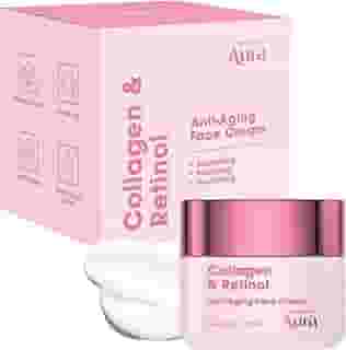 Radiant Aura Creme facial de colágeno e retinol – Hidratante coreano antienvelhecimento testado por dermatologistas para suavizar e firmar – Fórmula premium para cuidados com rugas e rejuvenescimento