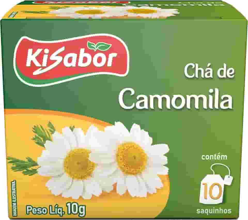 Kisabor, Chá de Camomila, Para infusão, 10 Gramas com 10 Saquinhos