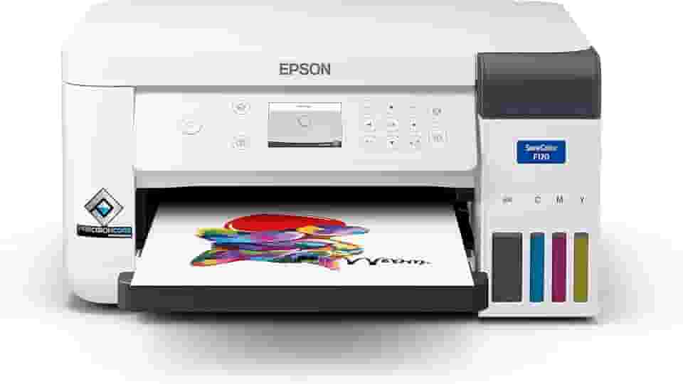 EPSON Impressora Sublimática Surecolor F170, tanque de tinta colorida - USB, A4, Branca, C11CJ80202