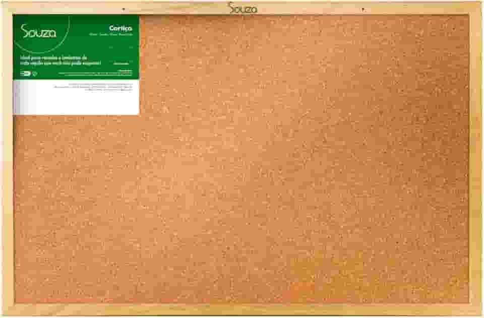 Quadro de cortiça standard, 1,20m X 0,90m, Mold. Pinus Luxo - Souza & Cia (Ref: 3224)
