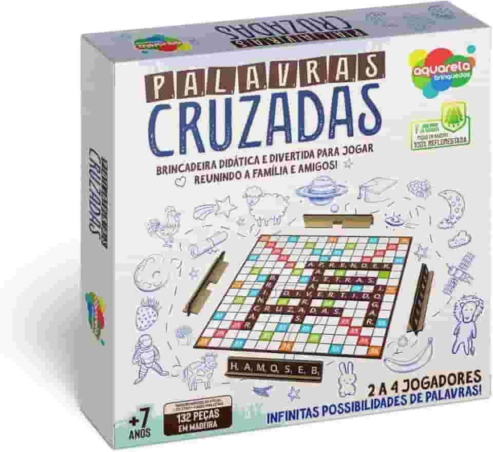 Palavras Cruzadas 100Pcs Madei