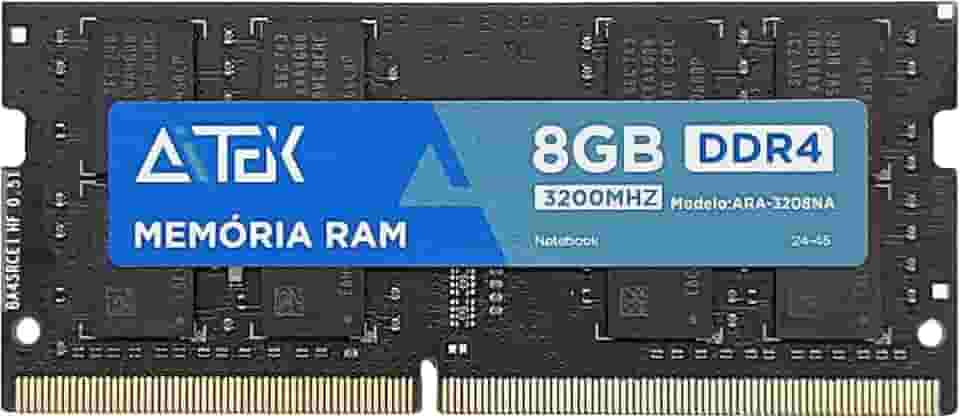 Memoria Ram Para Notebook Ddr4 8Gb 3200Mhz