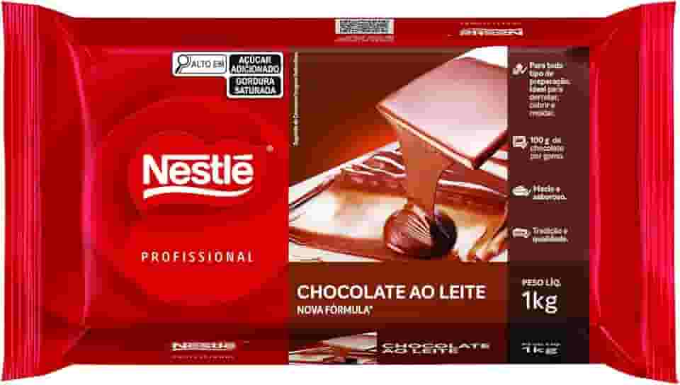 Barra de Chocolate ao Leite NESTLɮ 1kg