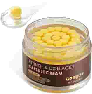 Creme de cápsula de colágeno de retinol profundo - creme de retinol para rosto, antienvelhecimento, dia e noite, hidratante facial com ácido hialurônico para toda a pele, firme, rugas