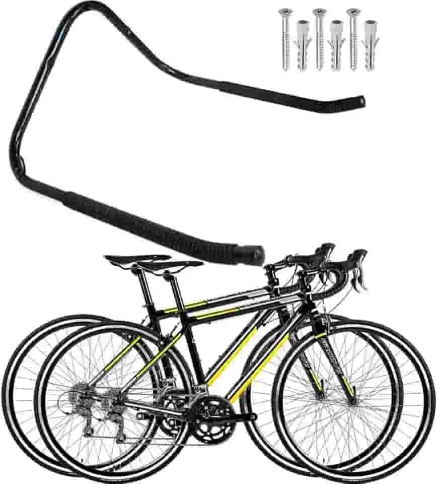 Suporte Gancho Parede Horizontal Mountain Bike Para 2 Bikes