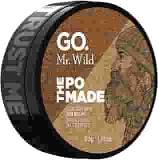 GO. Man Pomada Matte (Sem Brilho) Go Mr Wild Forte Fixação Efeito Seco Natural Longa Duração Todos Os Tipos De Cabelo Go Man