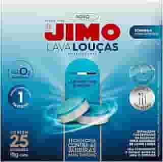 JIMO Lava Louça Multicamadas Detergente Concentrado para Máquinas de Lavar Louças Desengordurante Mais Brilho e Proteção às Louças 25 pastilhas