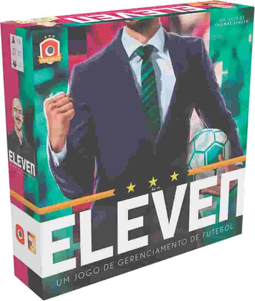 Galápagos, Eleven: Um Jogo de Gerenciamento de Futebol, Jogo de Tabuleiro para Amigos, 1 a 4 jogadores, 90 minutos por partida