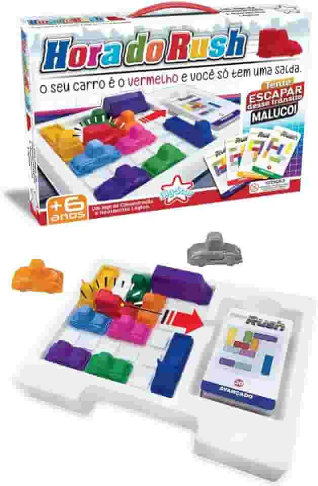 Jogo Infantil Brinquedo De Raciocinio Logico Hora Do Rush, Big Star - Menino e Menina.