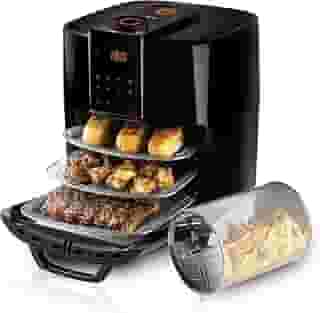 Fritadeira Elétrica Masterchef Oven By Mallory 12 Litros Com 1700W, Paneil LED, Multi Função Air Fryer, Forno e Desidratador – 220V