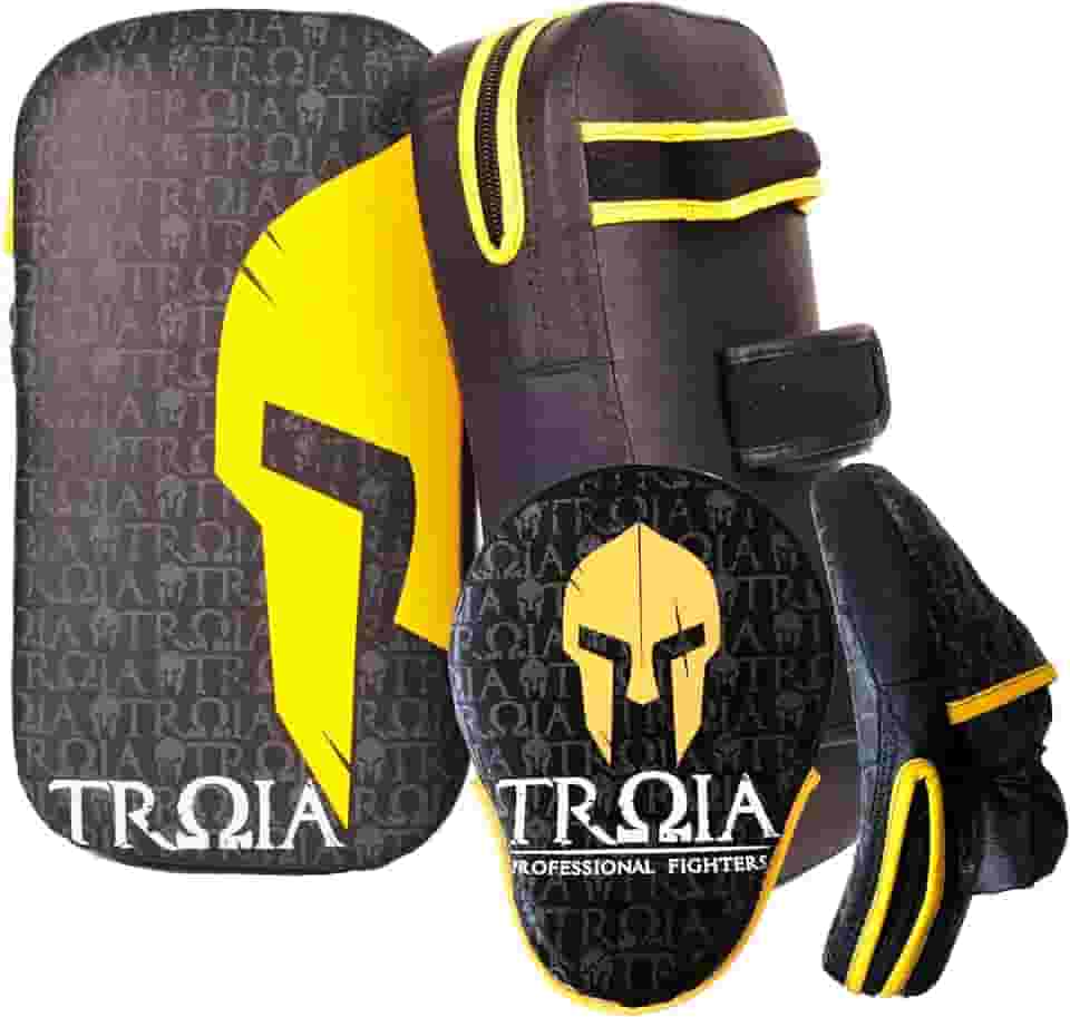 Kit Profight - Aparador De Chute + Manopla Foco