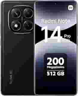 Smartphone Xiaomi Redmi Note 14 Pro 5G Midnight Black (Preto) 12GB RAM 512GB ROM NFC [ 24090RA29G ]