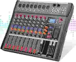 Console de Mistura, Mesa de Som, Mesa de Som Digital, Mesa de Som 8 Canal, Mesa Som, Banda de Áudio de Dj, Entrada Usb, Misturador Profissional