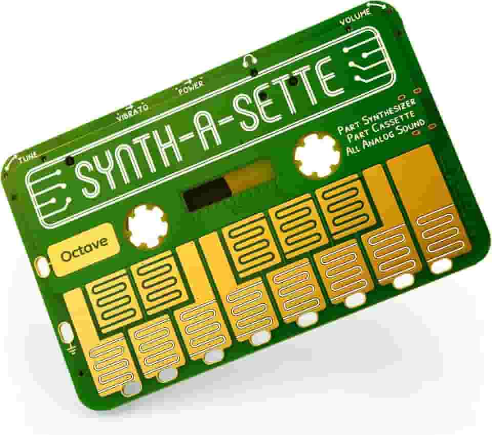 MicroKits Synth-a-Sette: crie seu próprio teclado banana com este sintetizador analógico tamanho cassete, SN1-KIT