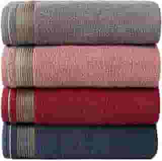 Kit Com 4 Toalhas Banhão Gigante Alta Absorção Sublime 70x150cm - KIT 1 (Gris/Rosa/Terracota/Azul)