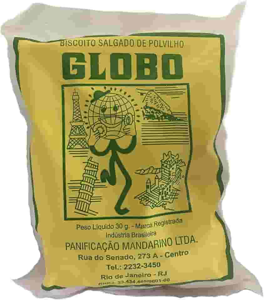 Biscoito de polvilho salgado Globo 30g