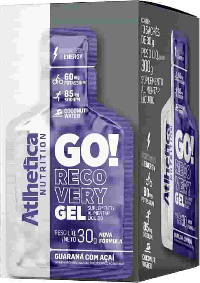 Atlhetica Nutrition Go Energy Gel (10 Sachês) - Sabor Guaraná E Açai