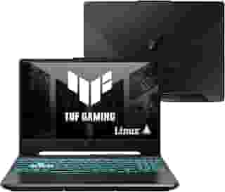 Notebook ASUS TUF Gaming A15, GeForce RTX 2050, AMD RYZEN 7, 8 GB, 512 GB SSD, KeepOS, Tela 15.6'' FHD, Graphite Black - FA506NFR-HN069
