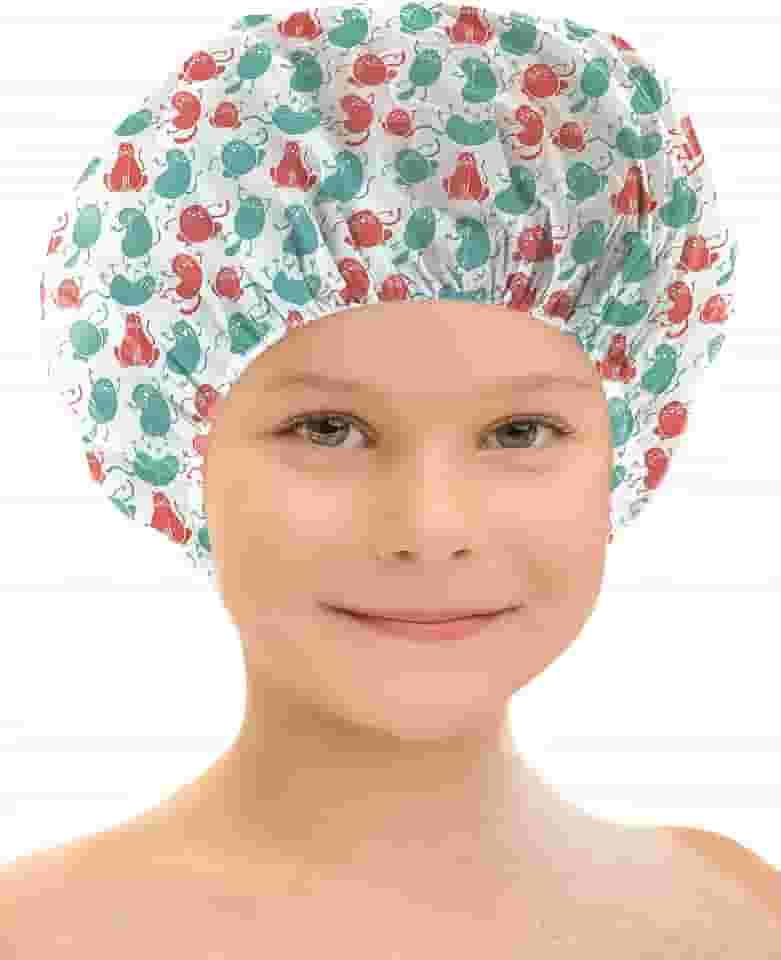 Marco Boni Touca De Plastico Infantil Para Banho 8467 Estampas Sortidas 1 Unidade