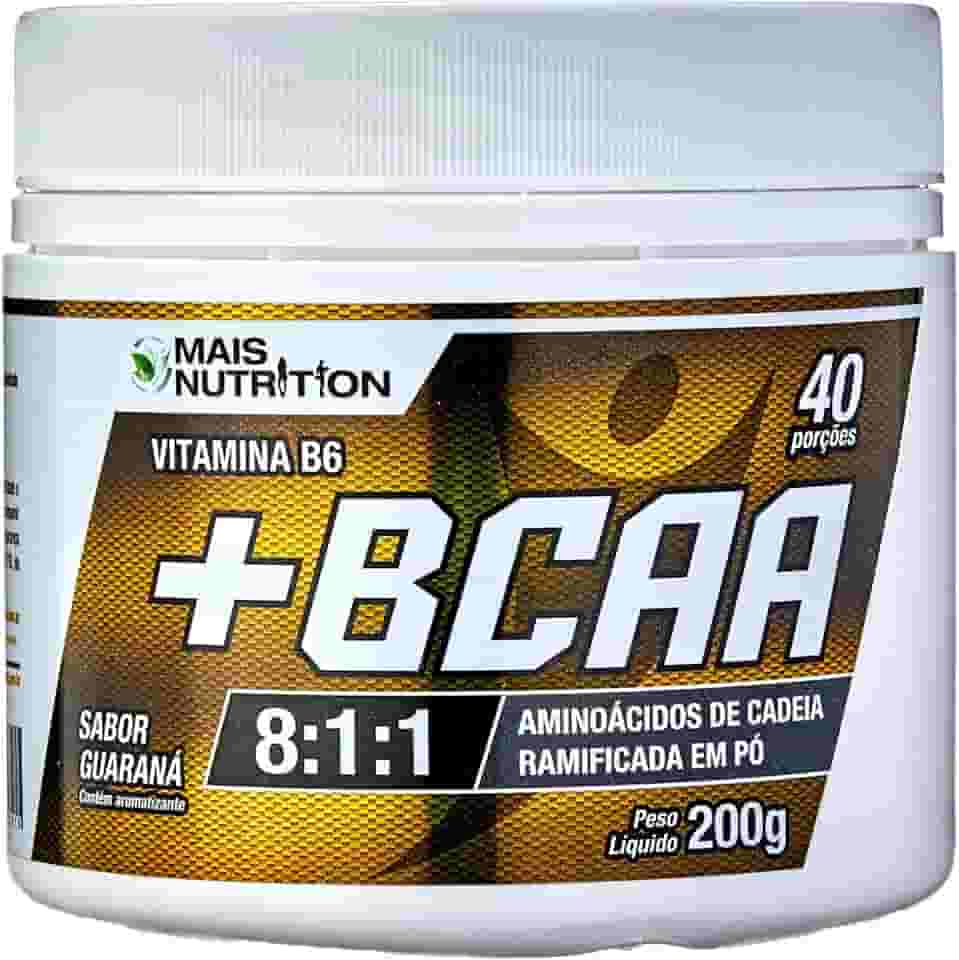 Mais Nutrition BCAA Pó 8:1:1 Sabor Guarana 200g