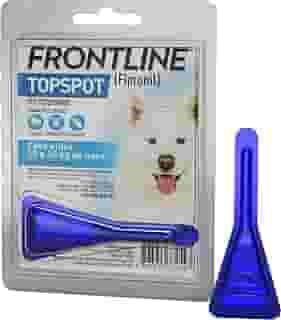 Frontline Antipulgas e Carrapatos Topspot para Cães de 10 a 20kg, azul
