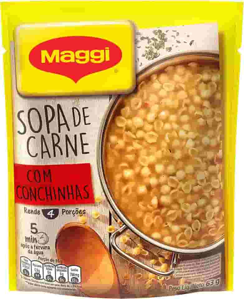MAGGI Sopa Carne com Conchinhas Sachê 63g